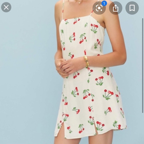 Privacy Please cherry dress size S - Picture 2 of 2